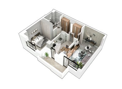 Apartament 2 Camere - 2D Scara 2