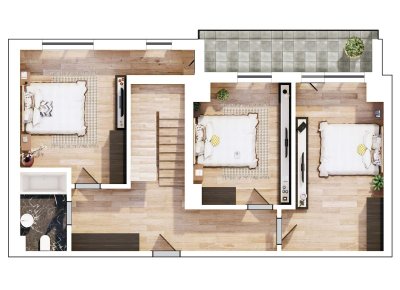 Apartament 4 Camere - DB04 Scara 2